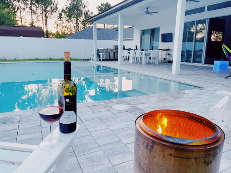 backyard pool